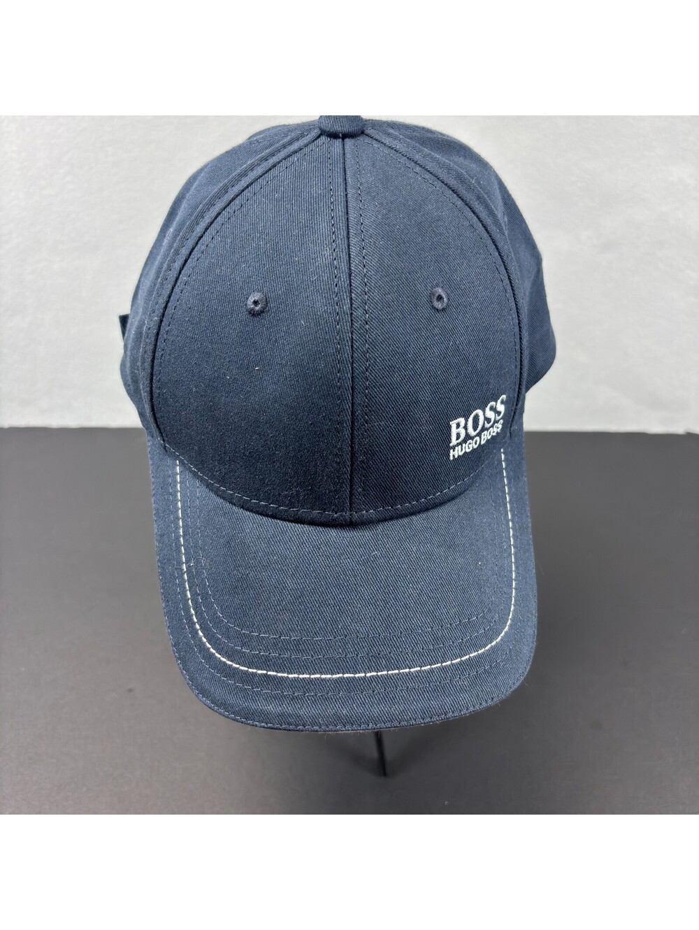 BOSS Hugo Boss Cap Navy Blue Baseball Hat Logo Athleisure